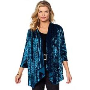 New Slinky brand velvet jacket